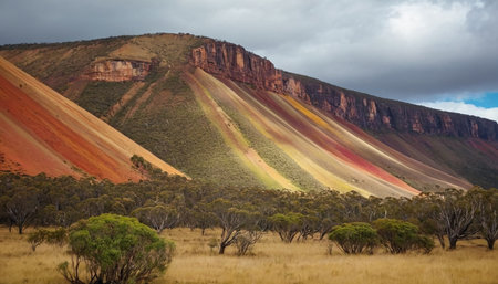 Landscape of the Australian Outback, Northern Territory, Australia.の素材