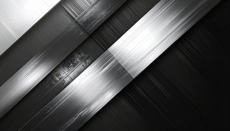 Metal plate with brushed metal texture. Element for design. Template for designの素材
