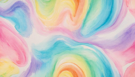 Abstract watercolor hand painted background. Colorful watercolor texture.の素材