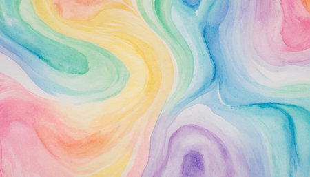 Abstract watercolor hand painted background. Colorful watercolor texture.の素材