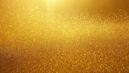 golden glitter vintage lights background. gold and black. de focusedの素材
