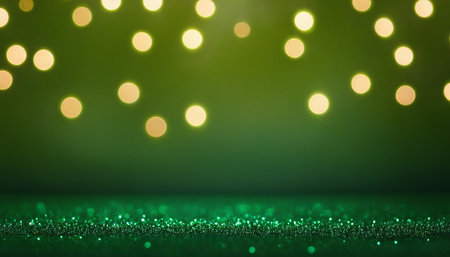 Abstract background with bokeh defocused lights and glitters.の素材