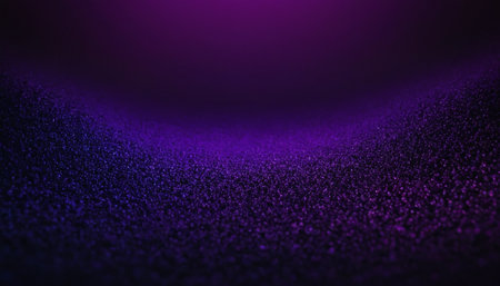 glitter vintage lights background. purple and black. de-focused.の素材