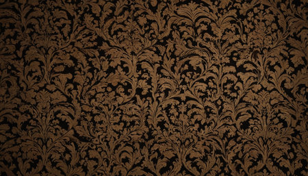 Damask vintage floral pattern. Seamless background, texture.の素材