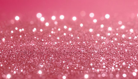Pink glitter texture abstract background for Christmas and New Year holidays design.の素材