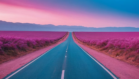 Surf wave with sun on the horizon. 3d render illustrationの素材