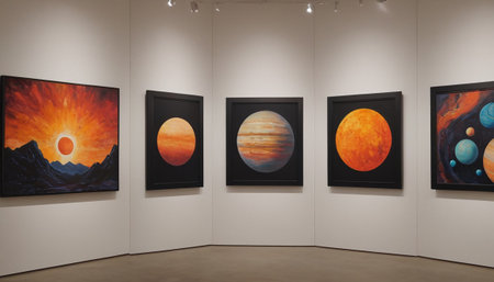 Beautiful spring landscape with pink flowers and green grass on a sunny dayの素材