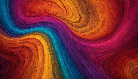 abstract background with colorful brushstrokes of paint in different colorsの素材