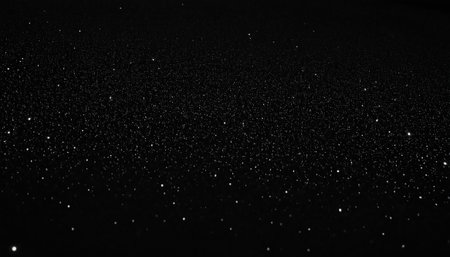 glitter vintage lights background. silver and black. de-focused.の素材