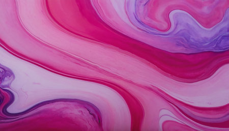 Abstract background of acrylic paint in pink and purple tones. Texture of marblingの素材