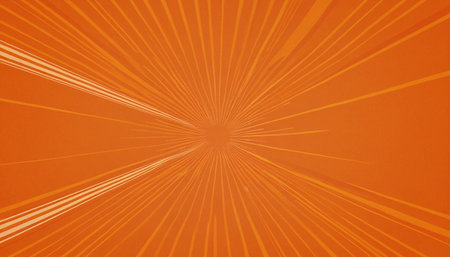 Abstract orange background with rays of light. Vector illustration. Eps 10の素材