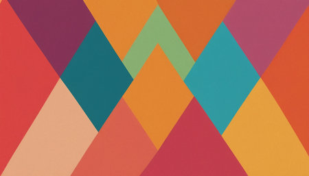 Colorful paper background. Abstract geometric pattern. Minimal design.の素材