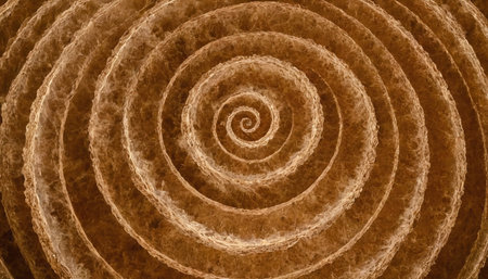 Abstract spiral background. Spiral pattern. 3d rendering, 3d illustration.の素材