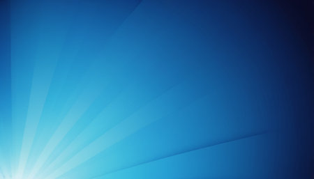 Abstract blue background with sun rays. Vector illustration for your design.の素材