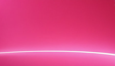 abstract pink background with a glowing stripe in the center, 3d renderの素材