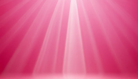 Pink background with some smooth lines in it and some rays in itの素材