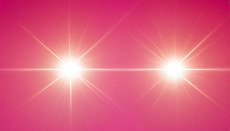 star with lens flare and bokeh effect made in 3d softwareの素材