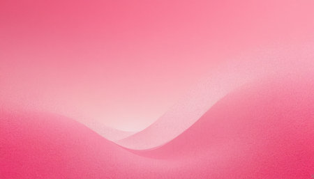 Abstract background with smooth wavy lines in pink colors. Copy space.の素材