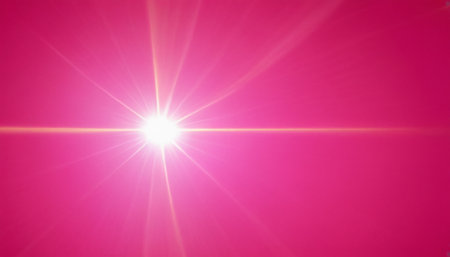 sun flare on the pink sky. abstract background and texture for design.の素材