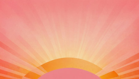 Sunset background with space for text or image. Vector illustration.の素材