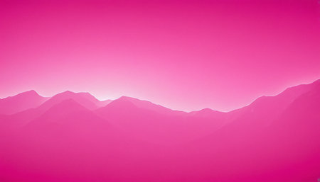 Abstract pink mountain background with copy space for your text or image.の素材