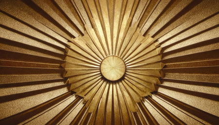 Close-up view of the ceiling of a church in the city.の素材