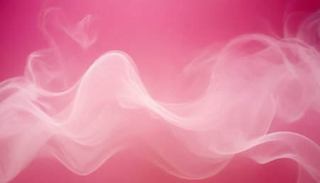 Smoke on pink background. Abstract background. Texture of smoke.の素材