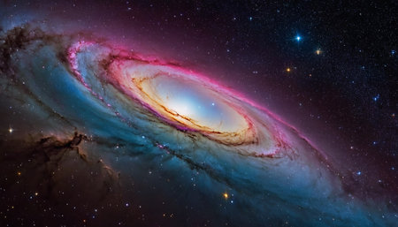 Planets, stars and galaxies in outer space showing the beauty of space exploration.の素材