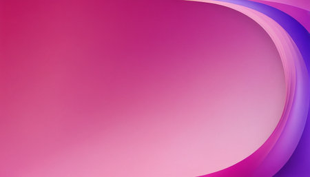 Abstract background with curved lines in pink and purple colors. Vector illustrationの素材
