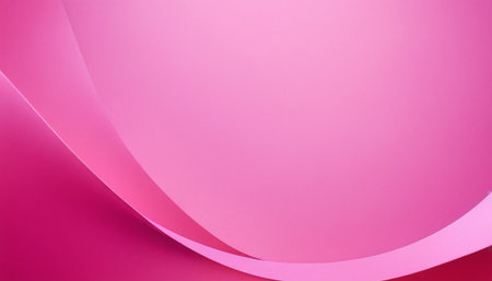 Abstract pink background with curved lines. Minimalistic design. Copy space.の素材