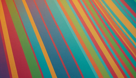 Colorful striped background. Abstract diagonal lines. Striped background.の素材
