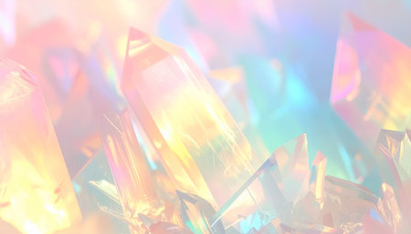 abstract background of crystal. 3d rendering, 3d illustration.の素材