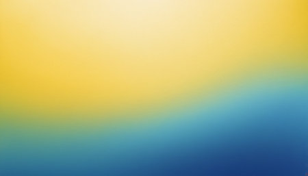 abstract blue and yellow gradient background with copy space for text or imageの素材