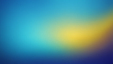 abstract blue and yellow gradient background with copy space for text or imageの素材