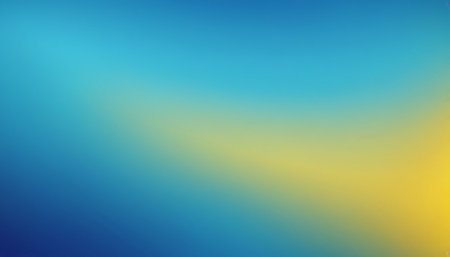 abstract blue and yellow background with some smooth lines in it.の素材