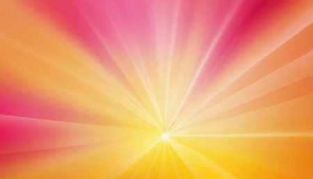 abstract background with rays and bokeh defocused lights.の素材