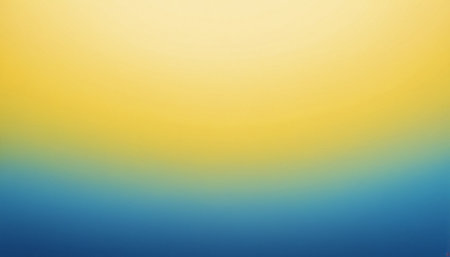 Abstract blue and yellow gradient background with copy space for text or imageの素材