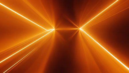 abstract background with lights and rays, 3d rendering computer digital illustrationの素材
