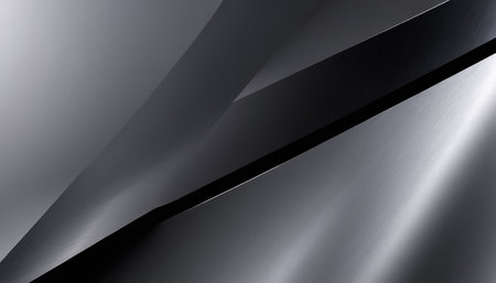 abstract metal background with some smooth lines in it (3d render)の素材