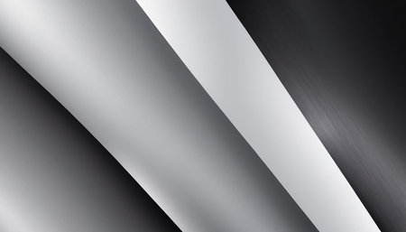 Metal background or texture of brushed steel plate with reflections Iron plate and shinyの素材