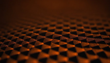 Close up of carbon fiber texture background. 3d render illustration.の素材