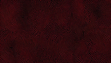 Abstract background with dots. Vector illustration. Red and black colors.の素材
