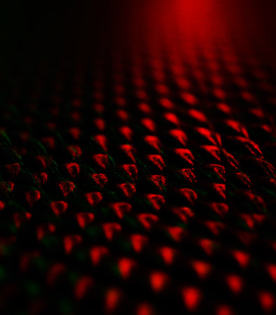 abstract red background with some smooth lines in it (shallow DOF)の素材