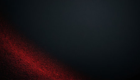 Abstract red and black background with grunge texture. Space for text.の素材