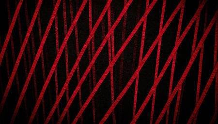 red metal background with some diagonal lines in it and a black backgroundの素材