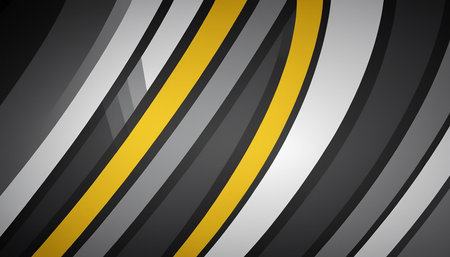 Abstract background with black and yellow stripes. Vector illustration. Eps 10の素材