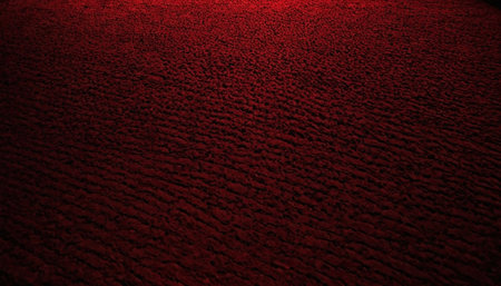 Red abstract background. Texture of the surface of the red sand.の素材