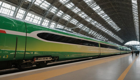 Paris Central Station. Paris Central Station is the main railway station in Paris, France.の素材