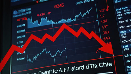 Stock market or forex trading graph and candlestick chart suitable for financial investment concept. Economy trends background for business idea and all art work design. Abstractの素材
