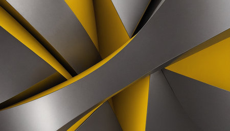 Abstract 3d rendering of geometric shapes. Creative background design for poster or cover.の素材